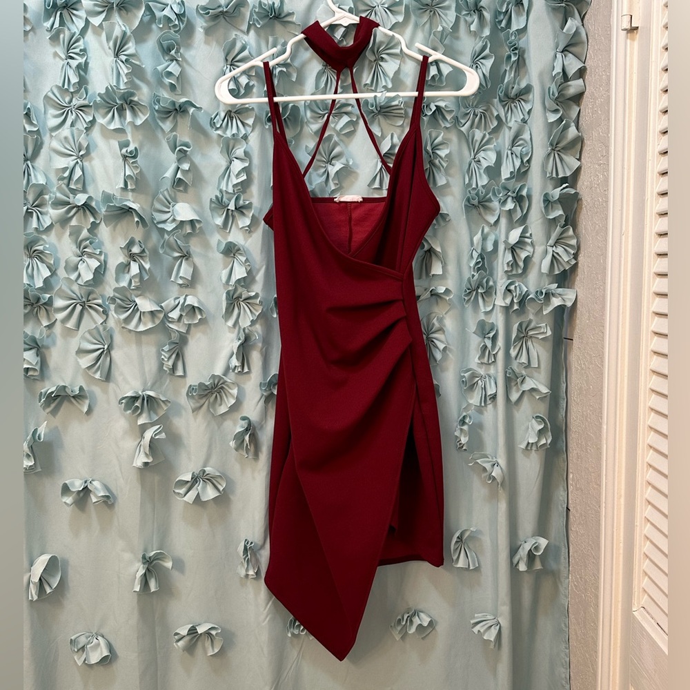 Sexy red bodycon mini dress🔥